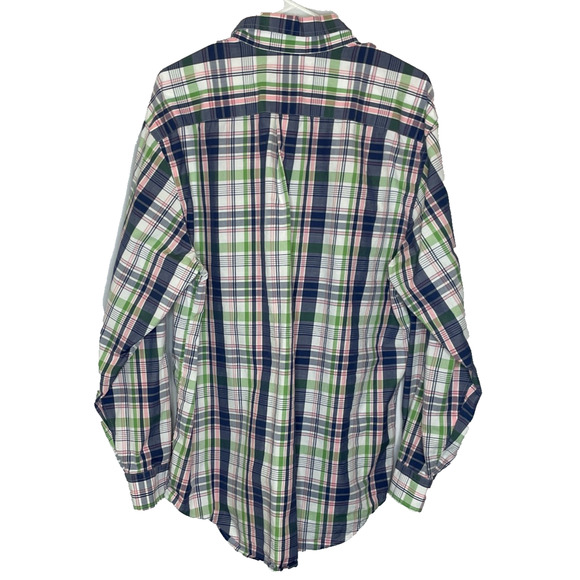 Men's Large Vineyard Vines Plaid Button Down Multicolor Cotton Murray Shirt - Picture 4 of 4